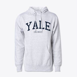 Yale Illinois Traditional Cotton Hoodie Sweatshirt