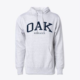 Oak Nebraska Traditional Cotton Hoodie Sweatshirt