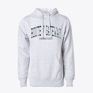 Route 7 Gateway Connecticut Traditional Cotton Hoodie Sweatshirt