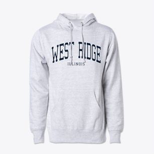 West Ridge Illinois Traditional Cotton Hoodie Sweatshirt