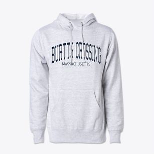 Burtts Crossing Massachusetts Traditional Cotton Hoodie Sweatshirt
