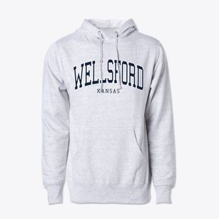Wellsford Kansas Traditional Cotton Hoodie Sweatshirt