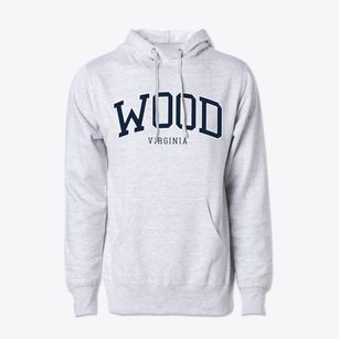 Wood Virginia Traditional Cotton Hoodie Sweatshirt