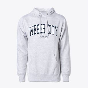 Weber City Louisiana Traditional Cotton Hoodie Sweatshirt