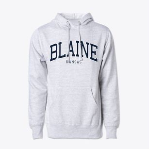 Blaine Kansas Traditional Cotton Hoodie Sweatshirt