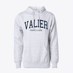 Valier Pennsylvania Traditional Cotton Hoodie Sweatshirt