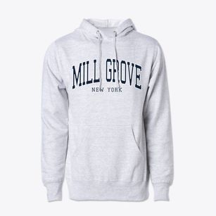 Mill Grove New York Traditional Cotton Hoodie Sweatshirt