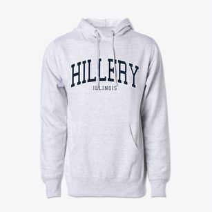 Hillery Illinois Traditional Cotton Hoodie Sweatshirt