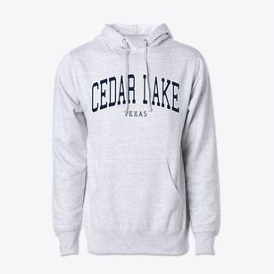 Cedar Lake Texas Traditional Cotton Hoodie Sweatshirt