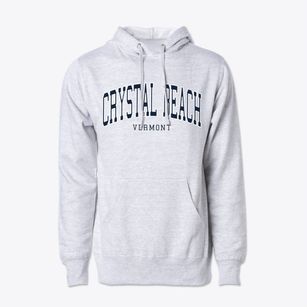 Crystal Beach Vermont Traditional Cotton Hoodie Sweatshirt