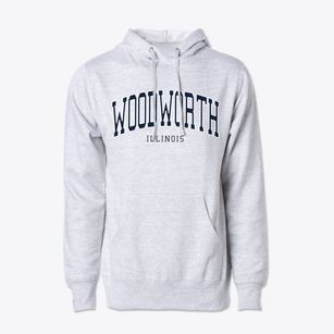 Woodworth Illinois Traditional Cotton Hoodie Sweatshirt