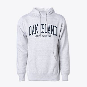 Oak Island North Carolina Traditional Cotton Hoodie Sweatshirt