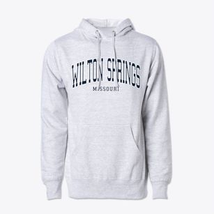 Wilton Springs Missouri Traditional Cotton Hoodie Sweatshirt