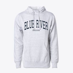 Blue River Oregon Traditional Cotton Hoodie Sweatshirt
