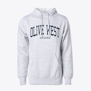 Olive West Arizona Traditional Cotton Hoodie Sweatshirt