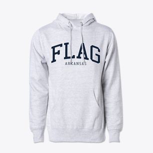 Flag Arkansas Traditional Cotton Hoodie Sweatshirt