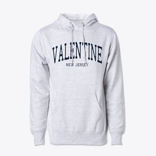 Valentine New Jersey Traditional Cotton Hoodie Sweatshirt
