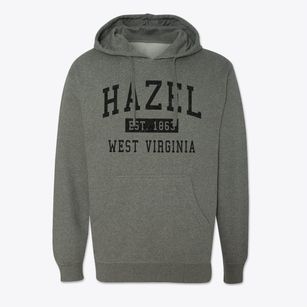 Hazel West Virginia Classic Established Cotton Hoodie Sweatshirt
