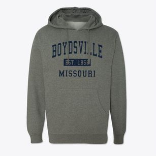 Boydsville Missouri Classic Established Cotton Hoodie Sweatshirt