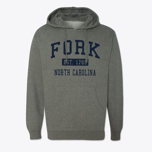 Fork North Carolina Classic Established Cotton Hoodie Sweatshirt