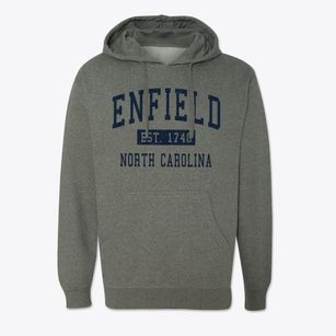 Enfield North Carolina Classic Established Cotton Hoodie Sweatshirt