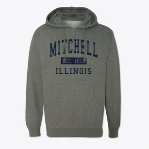 Mitchell Illinois Classic Established Cotton Hoodie Sweatshirt