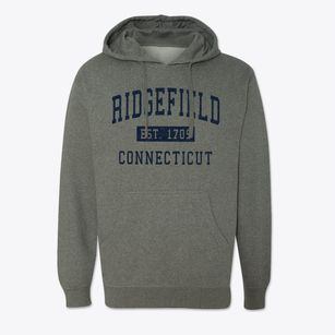 Ridgefield Connecticut Classic Established Cotton Hoodie Sweatshirt