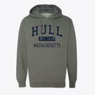 Hull Massachusetts Classic Established Cotton Hoodie Sweatshirt