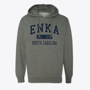 Enka North Carolina Classic Established Cotton Hoodie Sweatshirt