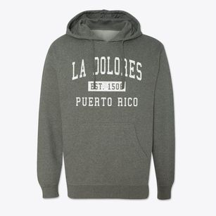 La Dolores Puerto Rico Classic Established Cotton Hoodie Sweatshirt