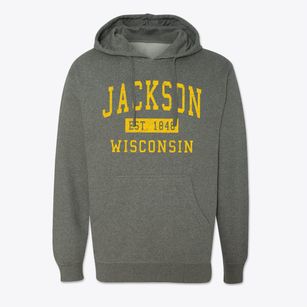 Jackson Wisconsin Classic Established Cotton Hoodie Sweatshirt