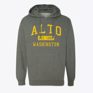 Alto Washington Classic Established Cotton Hoodie Sweatshirt