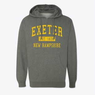 Exeter New Hampshire Classic Established Cotton Hoodie Sweatshirt