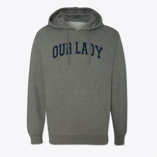 Our Lady Of Assumption School Varsity Arch Cotton Hoodie Sweatshirt