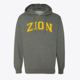 Zion Lutheran School Varsity Arch Cotton Hoodie Sweatshirt