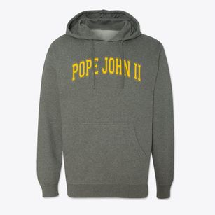 Pope John Ii Catholic School Varsity Arch Cotton Hoodie Sweatshirt