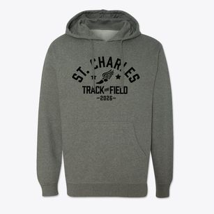 Saint Charles Borromeo School Track and Field Cotton Hoodie Sweatshirt