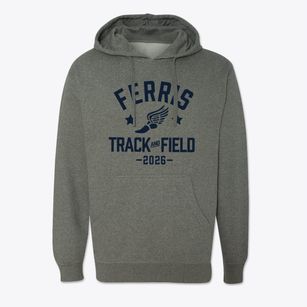 Ferris High School Track and Field Cotton Hoodie Sweatshirt