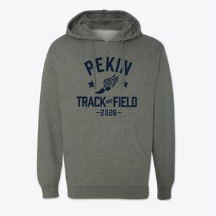 Pekin Elementary School Track and Field Cotton Hoodie Sweatshirt