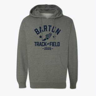 Barton Middle School Track and Field Cotton Hoodie Sweatshirt