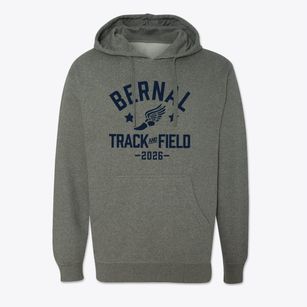 Dr. Joe J. Bernal Middle School Track and Field Cotton Hoodie Sweatshirt