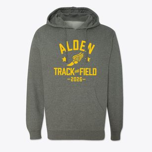 Alden High School Track and Field Cotton Hoodie Sweatshirt