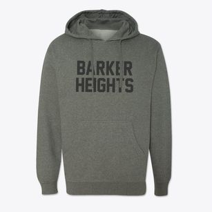 Barker Heights North Carolina Classic Block Cotton Hoodie Sweatshirt