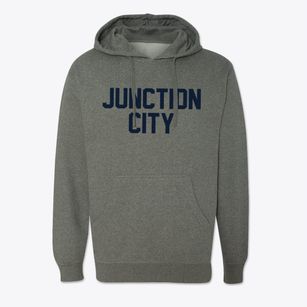 Junction City Oregon Classic Block Cotton Hoodie Sweatshirt