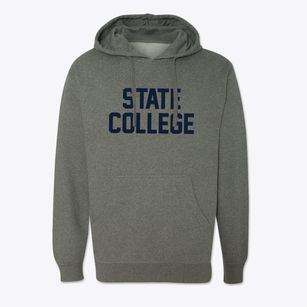 State College Pennsylvania Classic Block Cotton Hoodie Sweatshirt