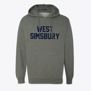 West Simsbury Connecticut Classic Block Cotton Hoodie Sweatshirt