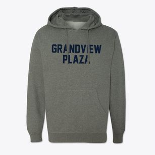 Grandview Plaza Kansas Classic Block Cotton Hoodie Sweatshirt