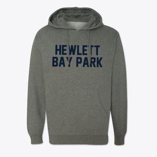 Hewlett Bay Park New York Classic Block Cotton Hoodie Sweatshirt