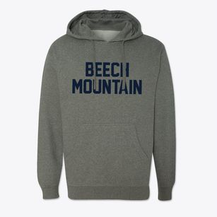 Beech Mountain North Carolina Classic Block Cotton Hoodie Sweatshirt