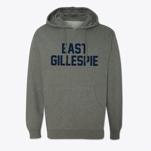 East Gillespie Illinois Classic Block Cotton Hoodie Sweatshirt